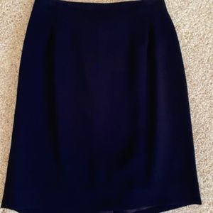 Garfield & Marks Navy Blue Midi Skirt